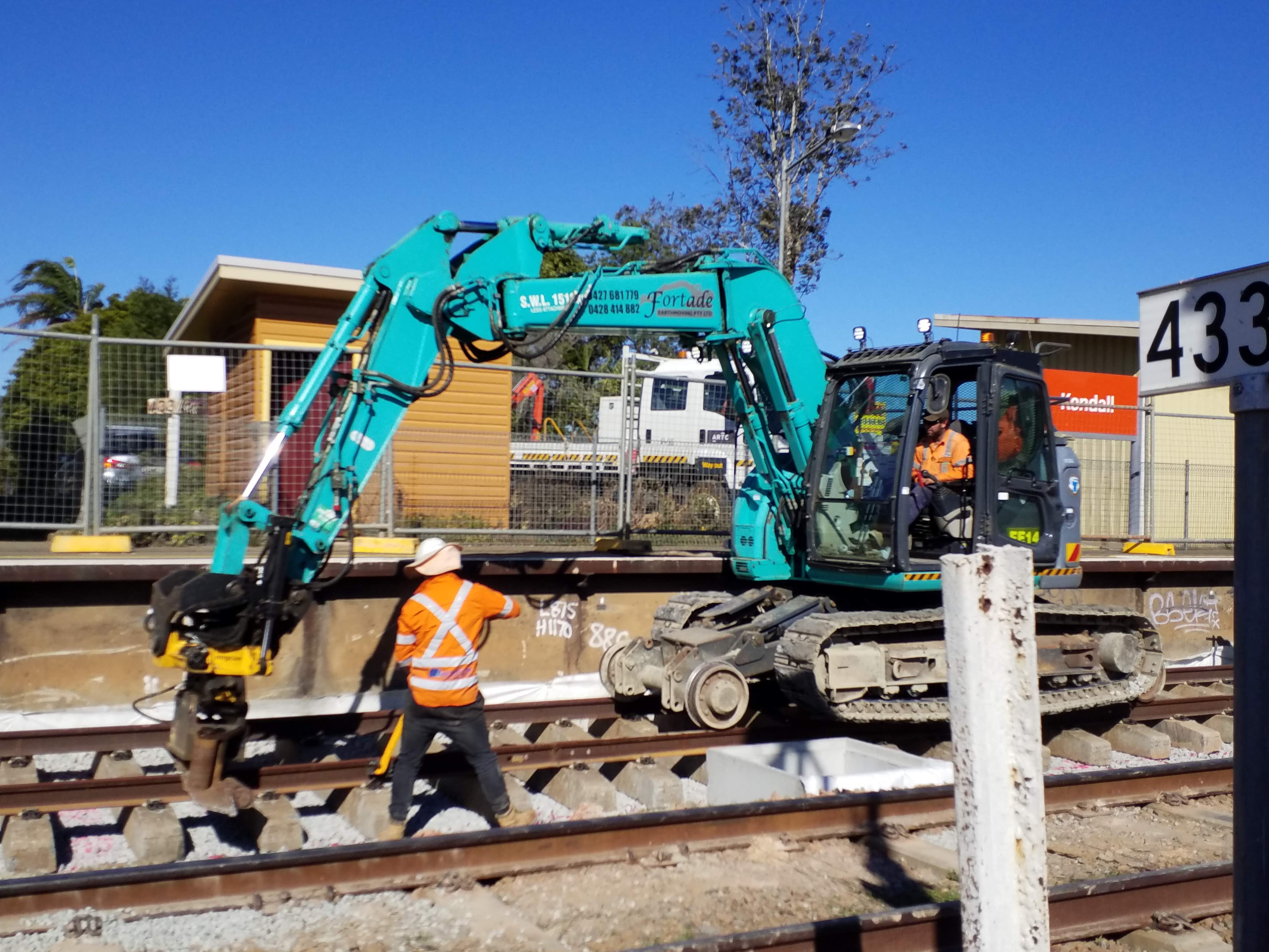 Fortade completes rail work at Kendall for ARTC Fortade